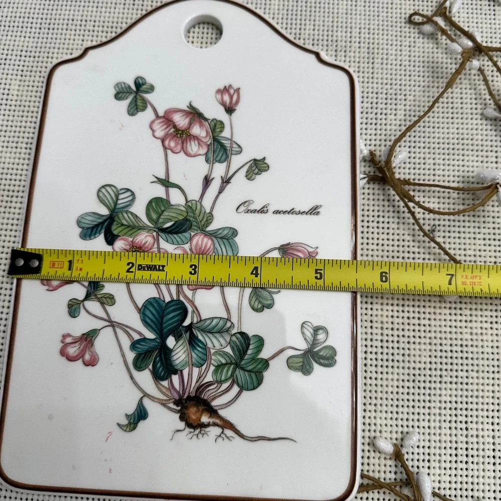 Villeroy & Boch Botanica Vintage Porcelain Cheese &‎ Cracker Board Germany
